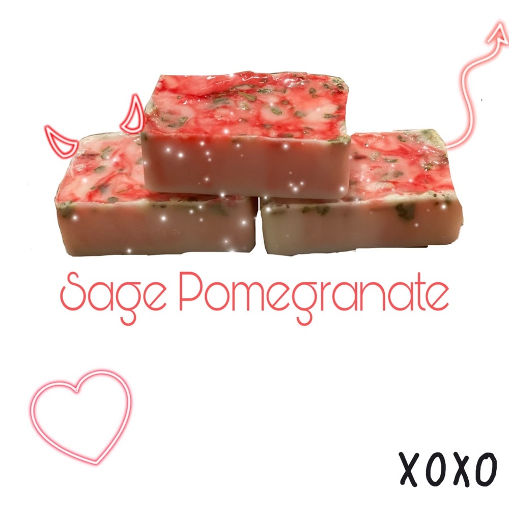 Sage pomegranate soap!